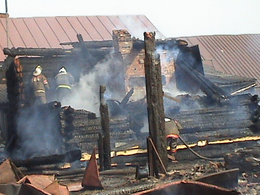 пожар жилого дома