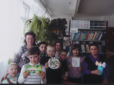 Ольга Васильевна Иванчук с ребятами