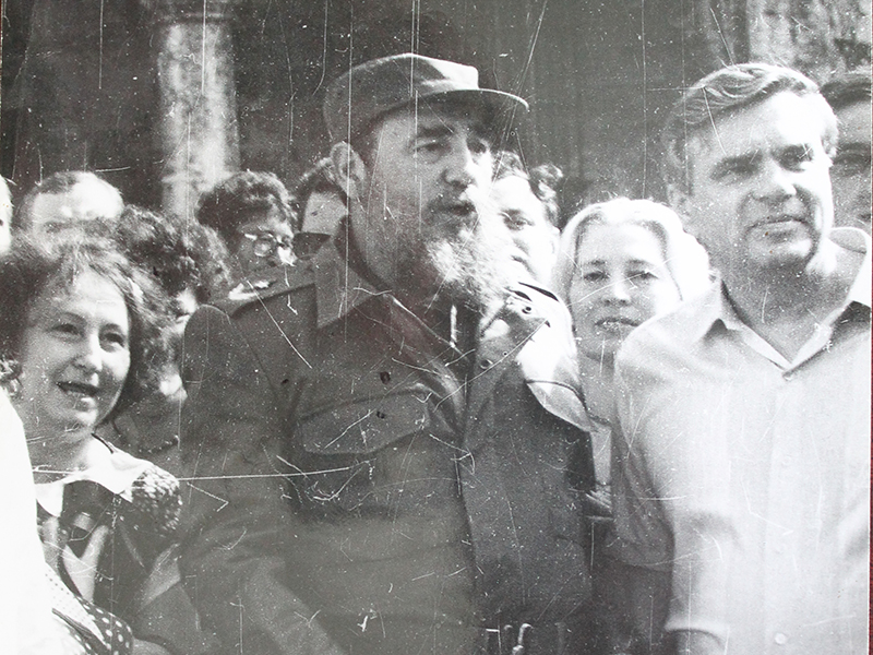 Фидель Кастро и Владимир Петрович Максимов. Куба. Гавана. 1986 г.