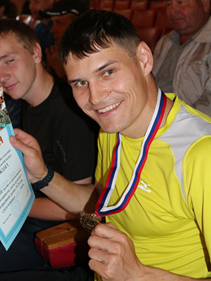 Иван Хлабыстин, победитель в личном первенстве по полиатлону