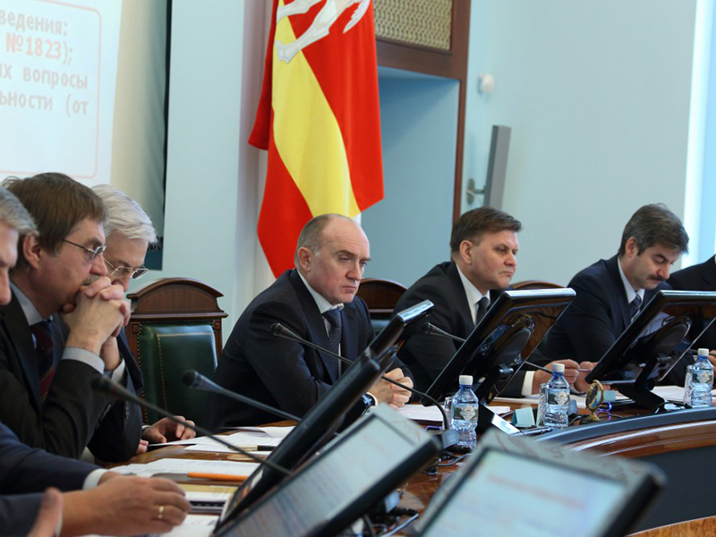Борис Дубровский на традиционном аппаратном совещании