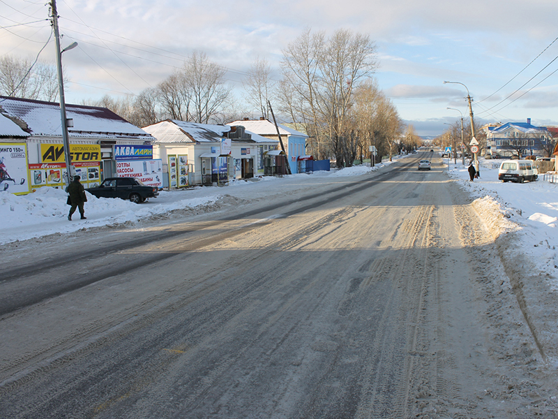 Зимние дороги города Касли