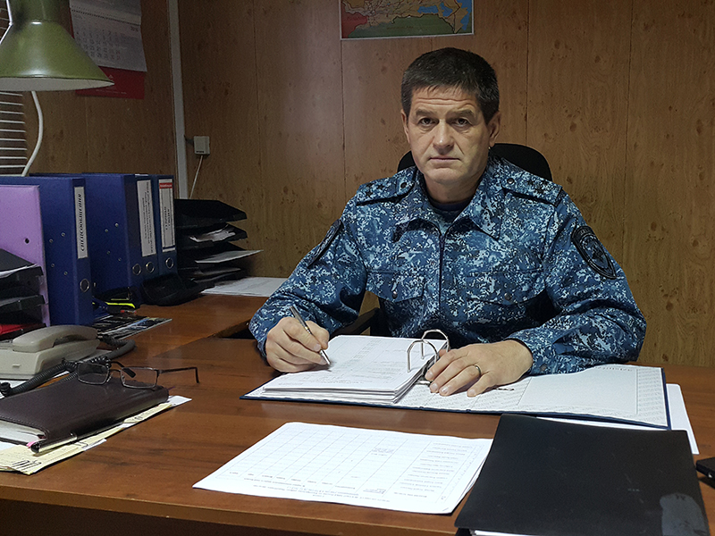 Полковник полиции Андрей Маджар