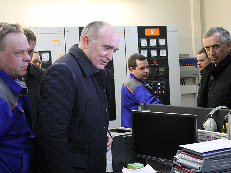 Сегодня в городе Касли с рабочим визитом побывал губернатор Борис Дубровский