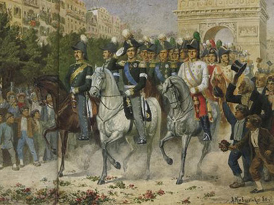 В 1814 году русская армия во главе с императором Александром I триумфально вступила в столицу Франции Париж