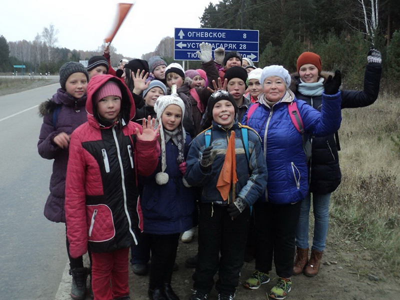 Школьники из Шабурово Каслинского района сходили в поход по родным местам