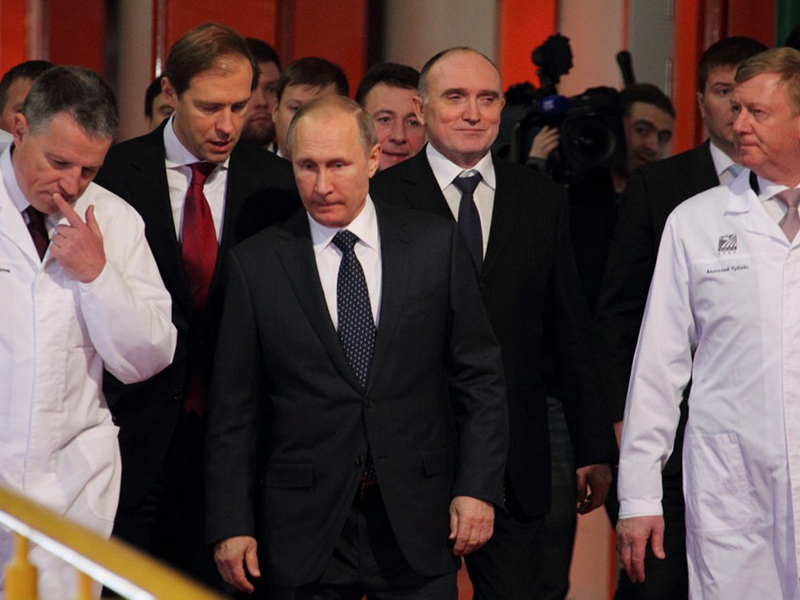 Владимир Путин посетил с рабочей поездкой Челябинскую область