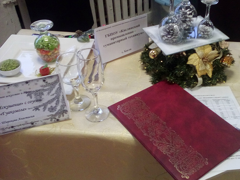 Сервировка тематического стола «Рождество»