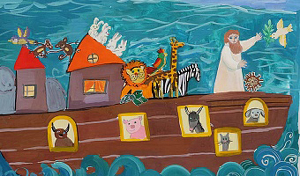 Картина «Ноев ковчег» принесла юному художнику победу в конкурсе