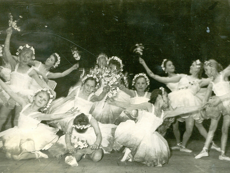Танцевальный кружок Дома пионеров, конец 50-х годов