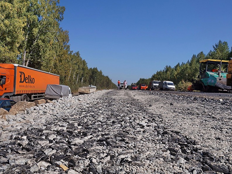 Реконструкция дороги Тюбук — Кыштым завершится в октябре
