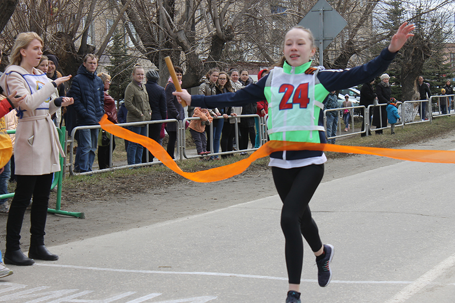 Шестиклассница школы № 24 Дарья Аллабердина не подвела свою команду на финишном этапе