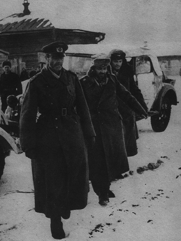Сдача в плен фельдмаршала Паулюса. Сталинград. 1 февраля 1943 г.