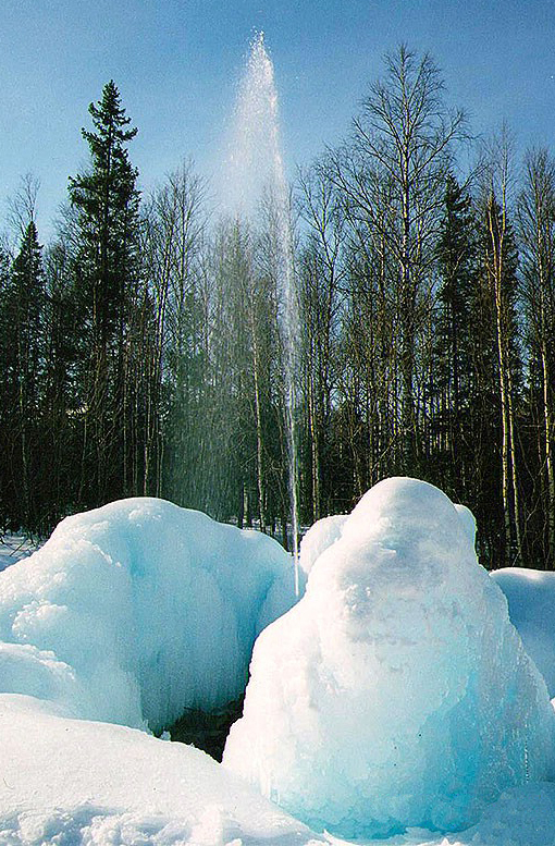 Ледяной фонтан 2003 года