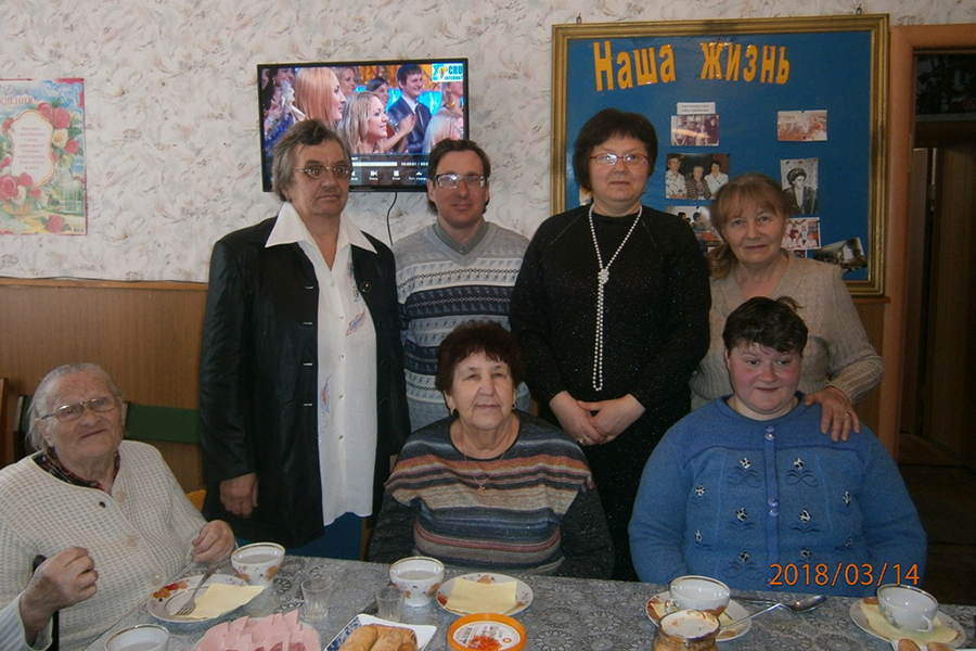 В обществе незрячих и слабовидящих города Касли Челябинской области прошло интересное  мероприятие